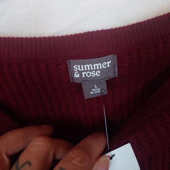 Waffle knit top - Picture 3 of 4